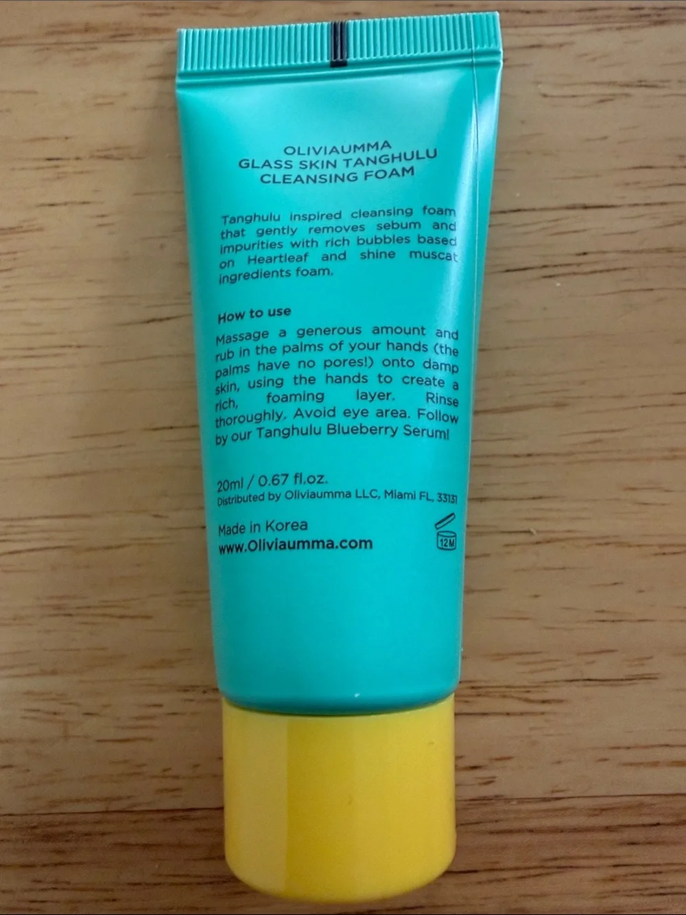 Cleansing Foam - Teal with Yellow Cap